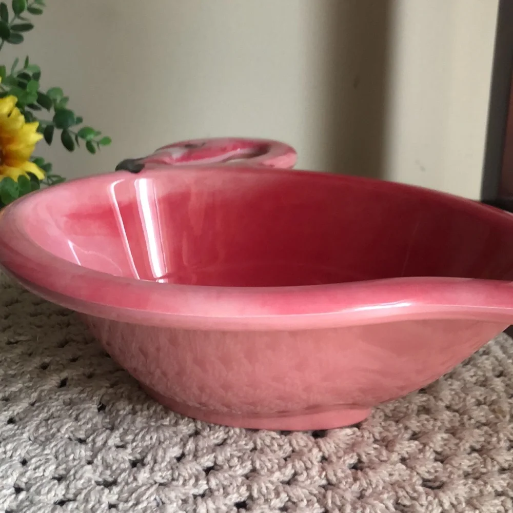 Pink Flamingo Shaped Melamine Bowl